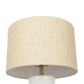 Cascade Glass Lamp Golden Base Off White Glass Table Lamp Beige,Gold,White Table&Floor Lamps Brass,Glass