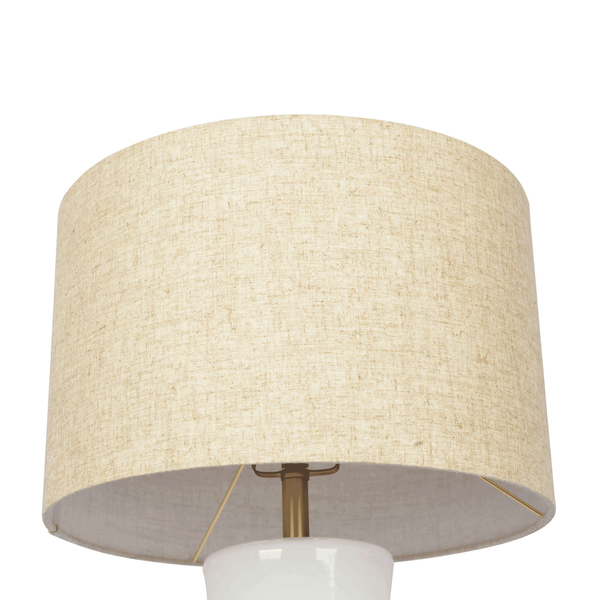 Cascade Glass Lamp Golden Base Off White Glass Table Lamp Beige,Gold,White Table&Floor Lamps Brass,Glass