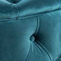 Ottoman Teal Velvet