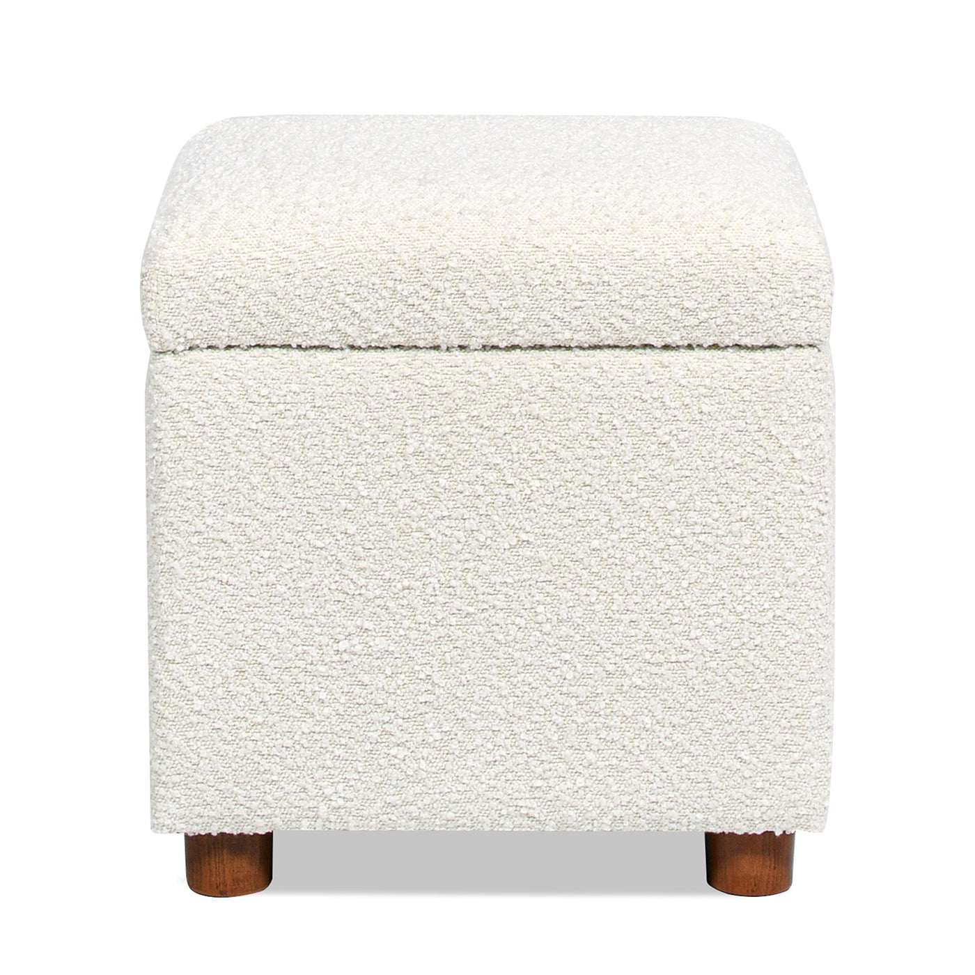 Ivory White Boucle, Ivory White Boucle White Foam Boucle