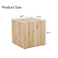 Elevate Your Living Space With This Modern Mdf Coffee Table That Showcases Smooth, Light Wood Color Texture Patterns. It Is Characterized By Stylish Design. Wood Mdf