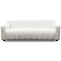 Marcus Luxury Tight Back Cream Boucle Couch Cream,Creamy White,Ivory,White Tight Back Boucle 4 Seat