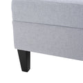 Ottoman Light Grey Fabric