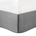 Embroidered 8 Piece Comforter Set Grey Queen Queen Grey Polyester