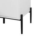 Modern Tv Console, Entertainment Center With Storage For Living Room 70.86X15.74X21.85Inch 5 Or More Spaces White Primary Living Space Particle Board