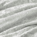 Crushed Velvet Sherpa Reversible Comforter Set King Grey Polyester
