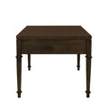 Fluted 2 Drawer Coffee Table Brown Mdf
