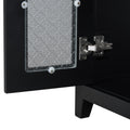 36 Inch Bathroom Vanity With Two Soft Close Doors, Adjustable Shelves And Three Soft Close Drawers Black Bathroom Solid Wood Mdf