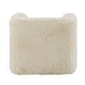 Beige Swivel Accent Chair Beige Primary Living Space Linen