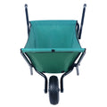 Collapsible Wheelbarrow 176 Lbs Folding Yard Garden Wheelbarrow Foldable Lightweight Gardening Heavy Duty Oxford Cloth Green Lawn Cart For Grass, Leaf, Garden Supplies, 10