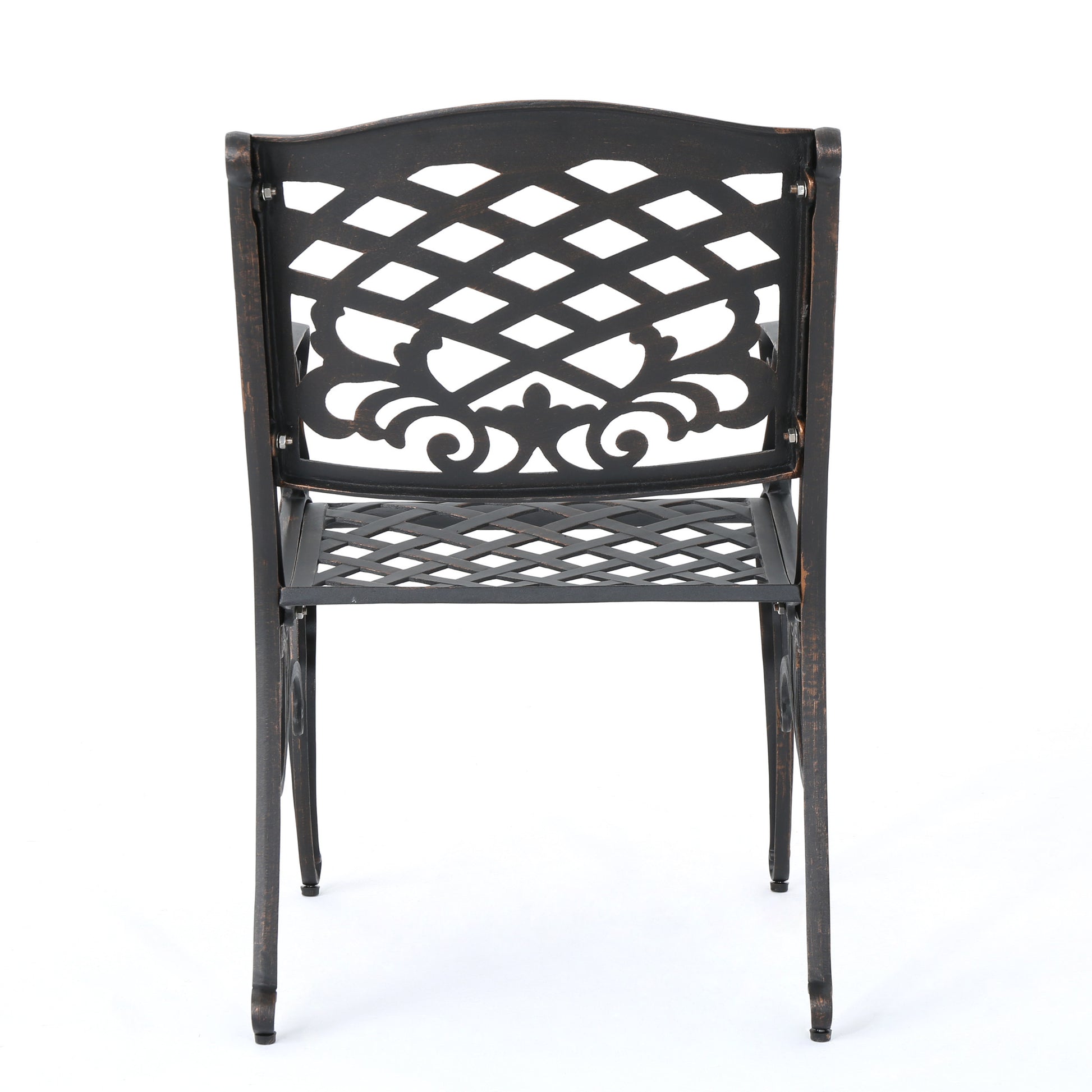 Phoenix Arm Chair Set Of 2 Copper Aluminium
