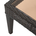 Antibes Accent Table Brown Multi Rattan