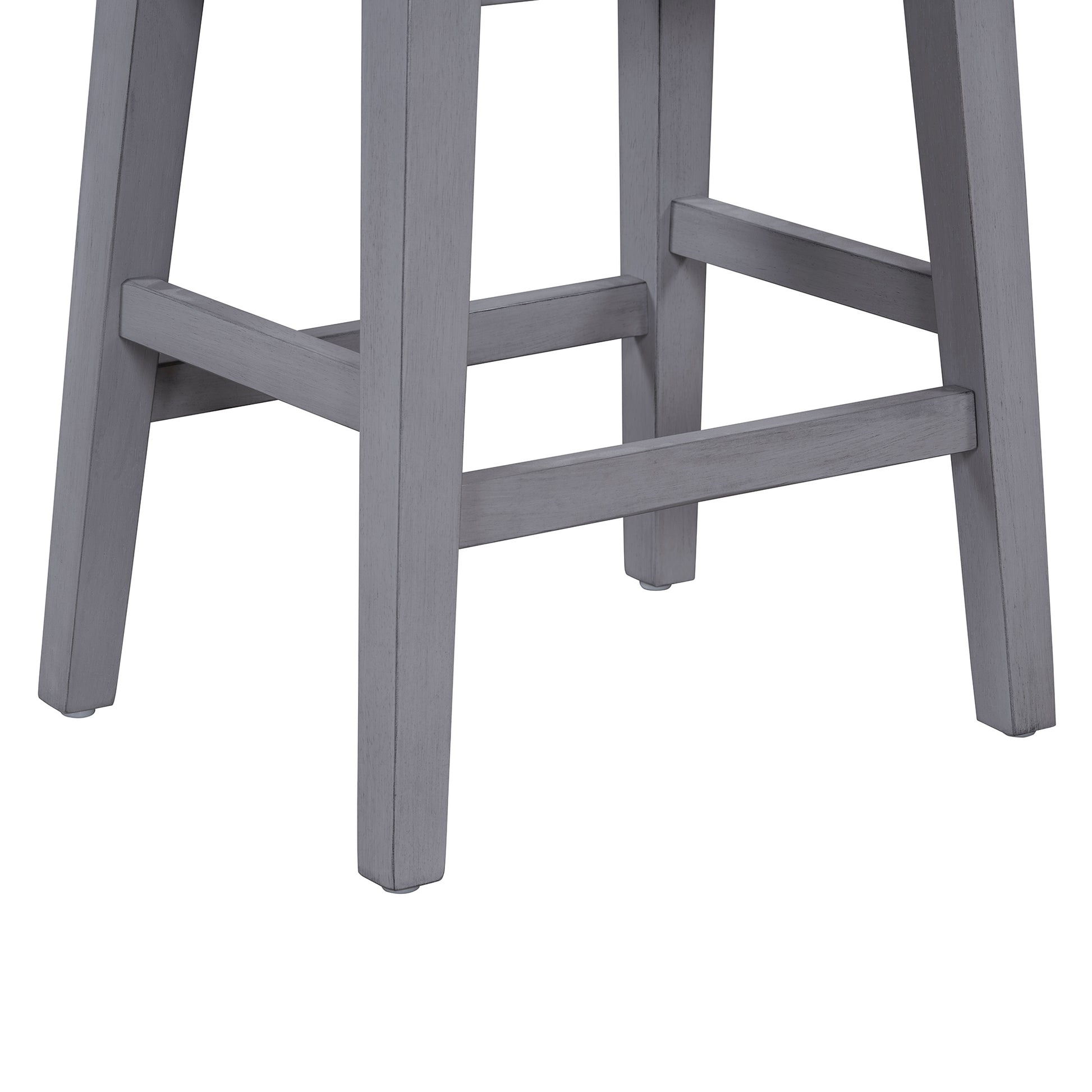 4 Piece Dining Table Set For 3, Retro Kitchen Table And Chairs Set With 3 Storage Drawers, Ideal For Small Spaces Gray Gray Mdf,Rubber Wood