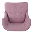 Fabric Occaisional Chair, Lavender Purple Lavender Purple Fabric