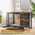 Dog Crate Furniture, Wooden Dog Crate Table, 32.8