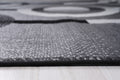 Jersey Area Rugs, Carpets For Livingroom, 7X10 Area Rugs ,3987 Black Grey Rectangle 8&10 Black Grey Contemporary Abstract Polypropylene