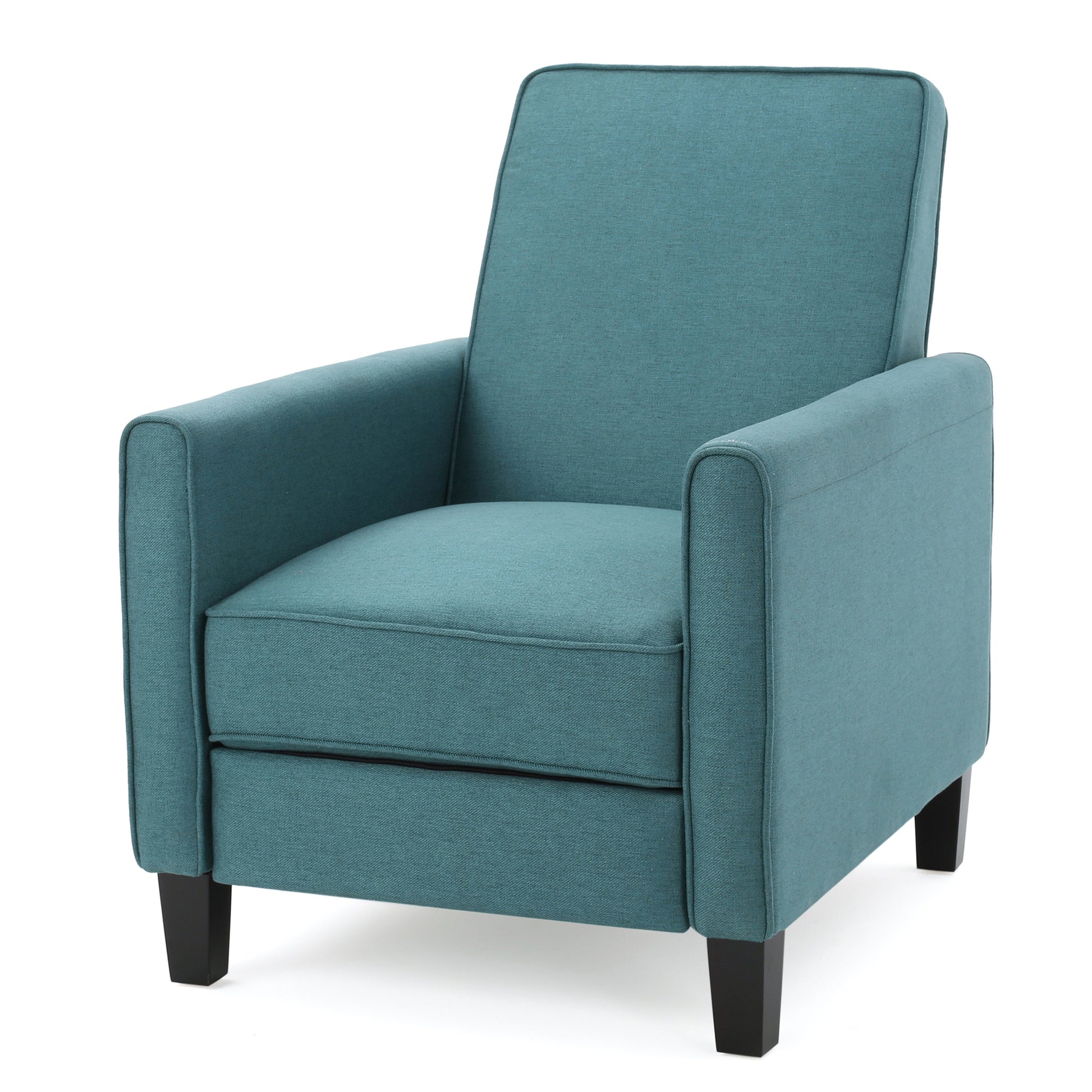 Teal Linen Push Back Chair For Elegant Home D Cor Teal Fabric