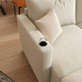Modern Large Sectional Sofa, U Shape Modular Sectional Couch With Storage Function,123