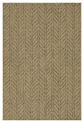 Earth Gc Ntl1013 Jute Mocha 2 Ft. 7 In. X 7 Ft. 3 In. Indoor Outdoor Area Rug Natural & Light Brown Polyester Polypropylene