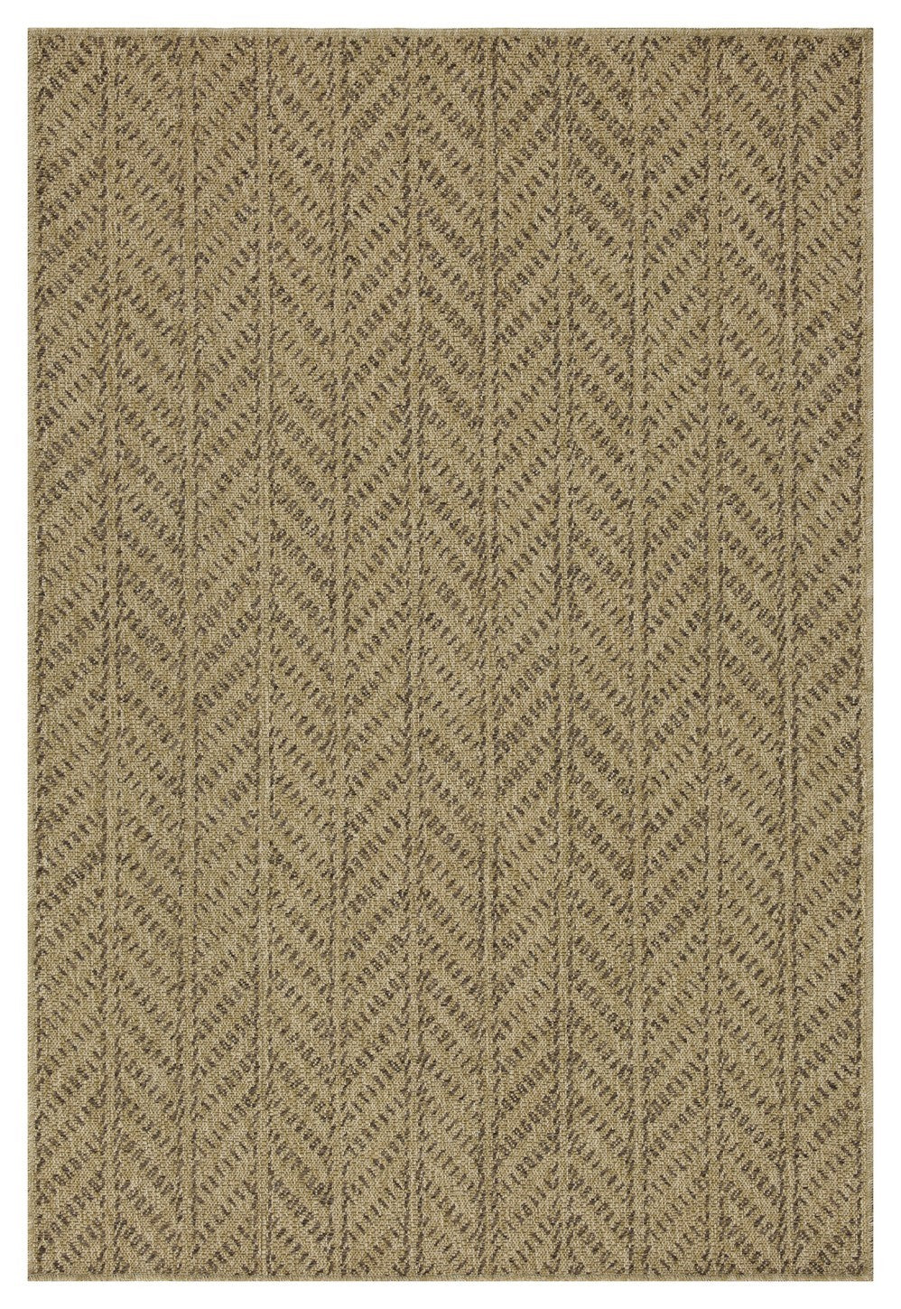 Earth Gc Ntl1013 Jute Mocha 2 Ft. 7 In. X 7 Ft. 3 In. Indoor Outdoor Area Rug Natural & Light Brown Polyester Polypropylene