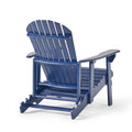 Malibu Reclining Adirondack Chair Blue Acacia Wood