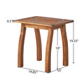 Selma End Table Teak Acacia Wood