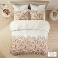 3 Piece Cotton Printed Duvet Cover Set King Multi Polyester