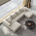 Oversized Sponge Cloud Sofa,Modern Upholstered Sectional Sofa Couch Set,Modular 162