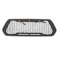 Black Mesh Grille For Toyota Tacoma 2016 2019 Not Fit Truck With Radar Behind The Badge Matte Black Abs