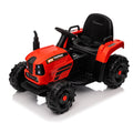 Ride On Tractor With Trailer,24V 400W Powered Electric Tractor Toy W Remote Control,Electric Car For Kids,Three Speed Adjustable,Power Display, Usb,Mp3 ,Bluetooth,Led Light,Two Point Safety Belt. Red 50 99 Lbs Polypropylene