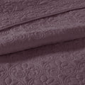 Reversible Quilt Set Purple Full Queen Purple Cotton