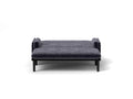 Grey 2 Seater Sofa Sleeper With Recline Fuction Grey Velvet Metal Primary Living Space Medium Soft Loose Back Pillow Top Arms Foam Fabric Metal 2 Seat