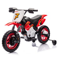 12V Kids Ride On Electric Toy Motorcycle,Rear Suspension,Twist Grip Throttle,Slow Start,Removable Training Wheels,Indie Music Box With Horn And Engine,Simulation Of Dirt Bike Modeling For Kids 3 8. Red 50 99 Lbs Polypropylene