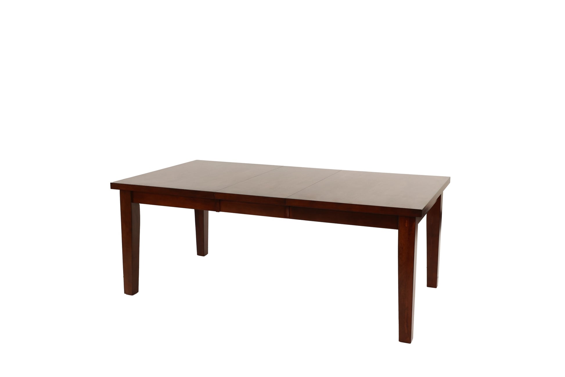 Dining Table Rectangle Dining Table W Leaf 1Pc Table Only Rubber Wood Antique Walnut Wood Finish Dining Room Furniture Walnut Dining Room Contemporary,Modern,Transitional Rubberwood Rectangular Kitchen & Dining Tables Rectangular Rubber Wood