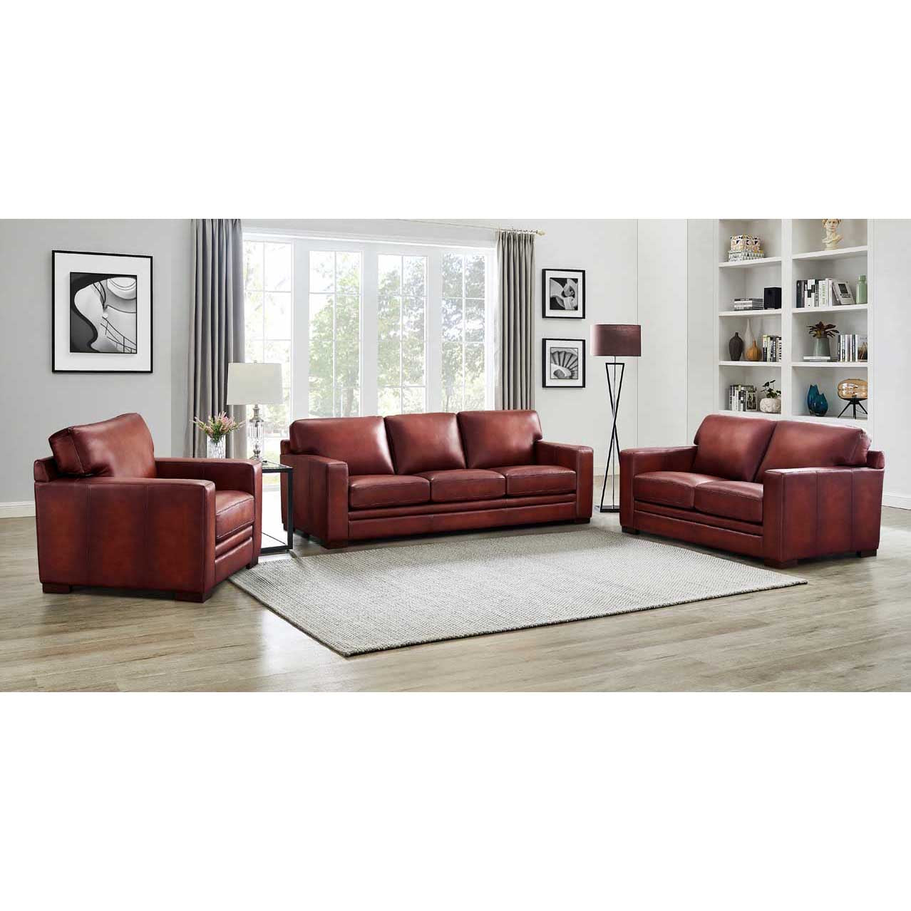 Dillon Waxy Pull Up Leather Chair Mocha Down Filling Genuine Leather