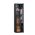 3 5 Safes For Home Rifles And Pistols With Inner Cabinet And Adjustable Shelf Black Steel