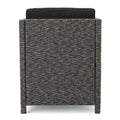 Puerta Dining Chair Set Of 2 Dark Grey Wicker