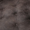 Harrison Tufted Club Chair Grey Brown Microfiber 1 Seat