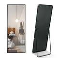 Full Length Mirror, Floor Mirror With Stand, Dressing Mirrorbedroom Mirror With Aluminium Frame 65