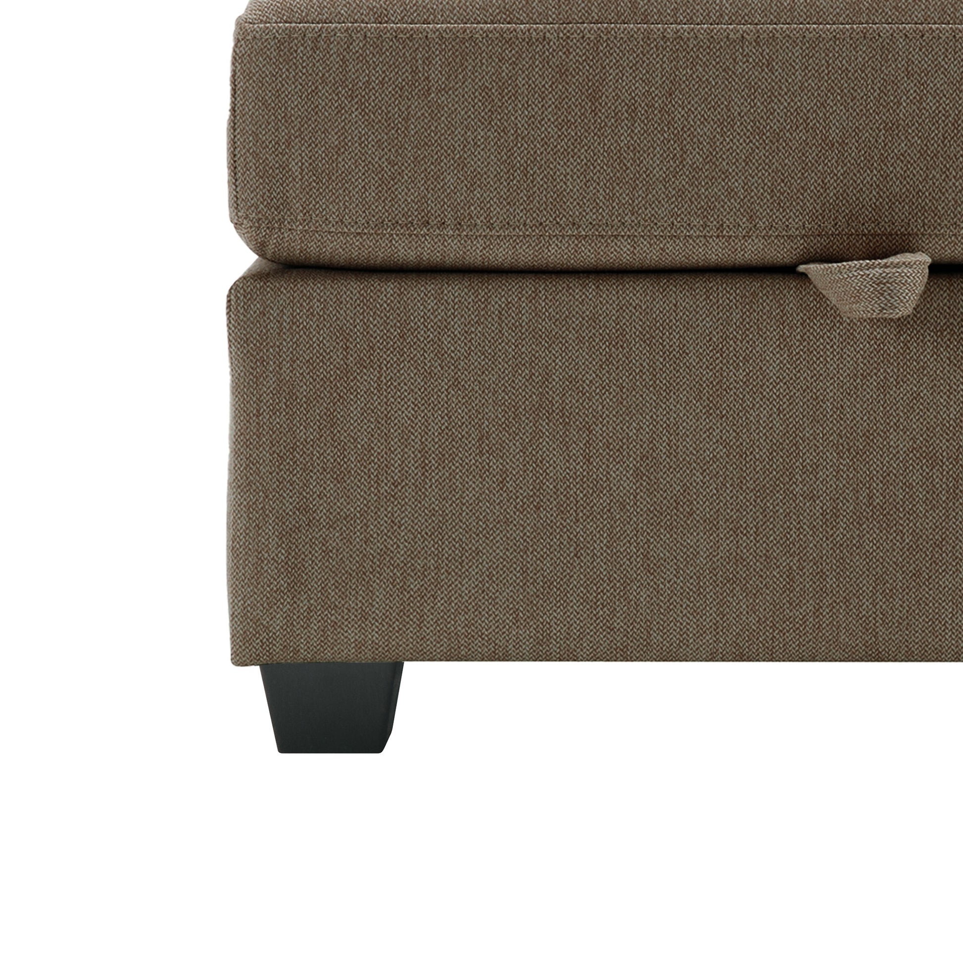 Living Room Sofa Set With 3 Seat Couch And 2 Seat Loveseat, Hidden Storage Under Seat, Soft Back Cushions And Arm Cushionsadjustable Arms And Backs Brown Brown Polyester 5 Seat