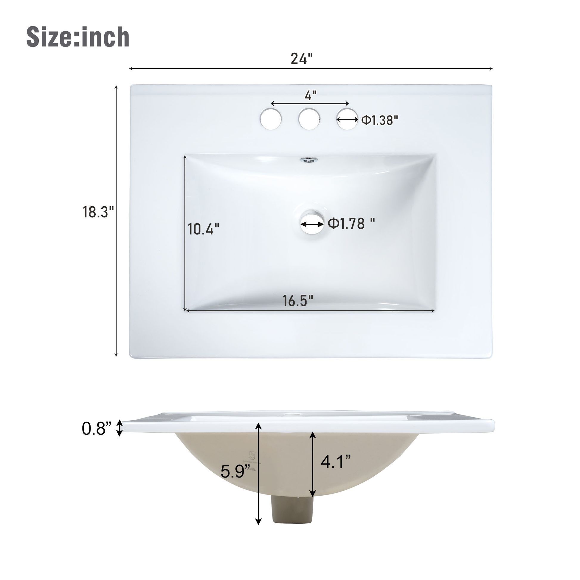 Modern 24 Inch Wall Mounted Bathroom Vanity With 2 Drawers, Green Ideal For Small Bathrooms Green Bathroom Mdf