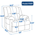 Dual Motor Heat Massage Infinite Position Up To 350 Lbs Electric Power Lift Recliners With Power Remote, Medium Firm And Heavy Duty, Blue Blue Chenille Power Remote Metal Primary Living Space Medium Firm Pillow Back Heavy Duty American Design Pine Pillow