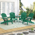 Malibu Adirondack Chair Dark Green Acacia Wood