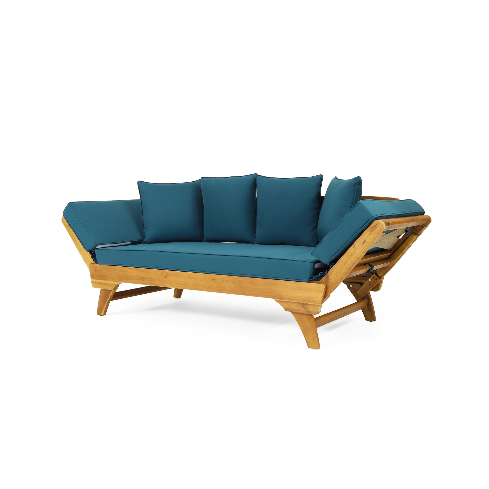 Serene Daybed Full Teak Fabric