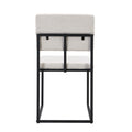 Modern Faux Marble 6 Piece Dining Table Set,60Inch Metal Kitchen Table Set With Upholstered Dining Chairs And Bench, Black Metal Dining Room Bench Seating Rectangular Dining Table With Chair And Bench Metal Wood Black Seats 6 60 Inches Farmhouse Trestle