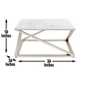 Zurich 3 Piece Occasional Table Set White White Wood