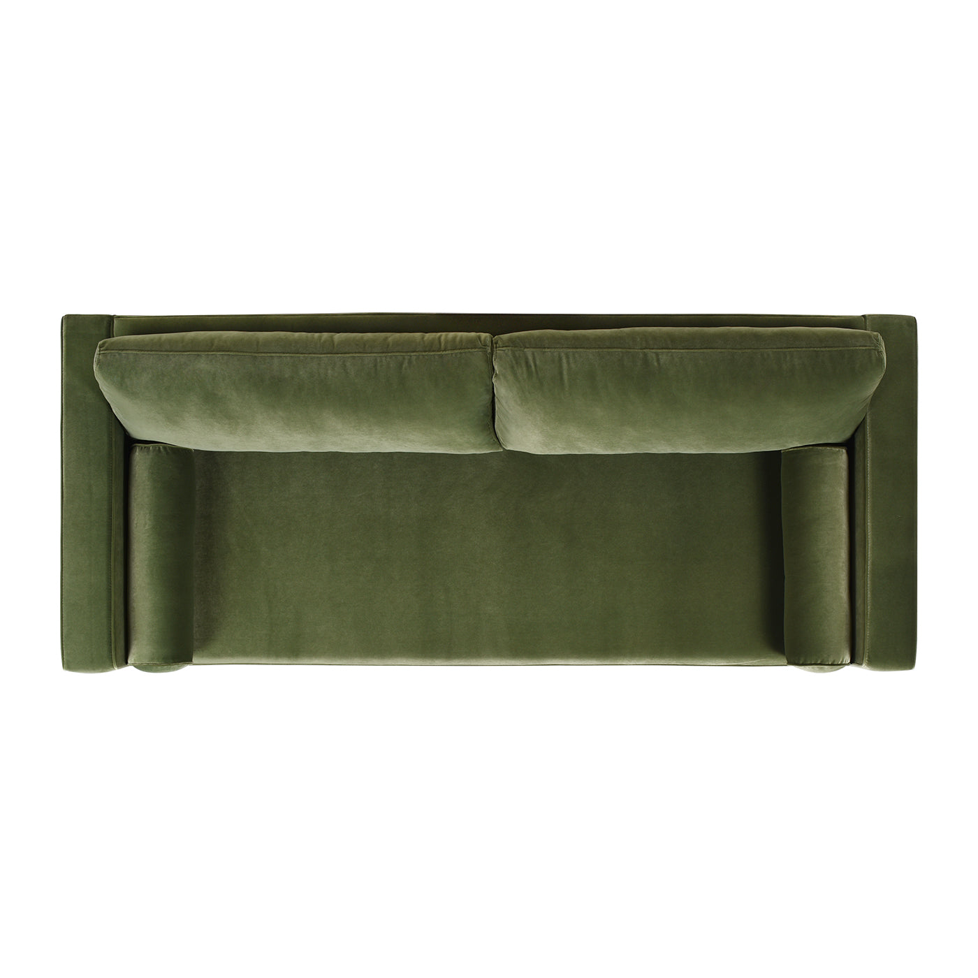 Nicholi 84" Mid Century Modern Sofa, Olive Green Performance Velvet Olive Green Foam Velvet 3 Seat