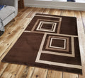 Jersey Area Rugs, Carpets For Livingroom, 5X7 Area Rugs ,1925 Brown Rectangle 5&7 Brown Contemporary Abstract Polypropylene