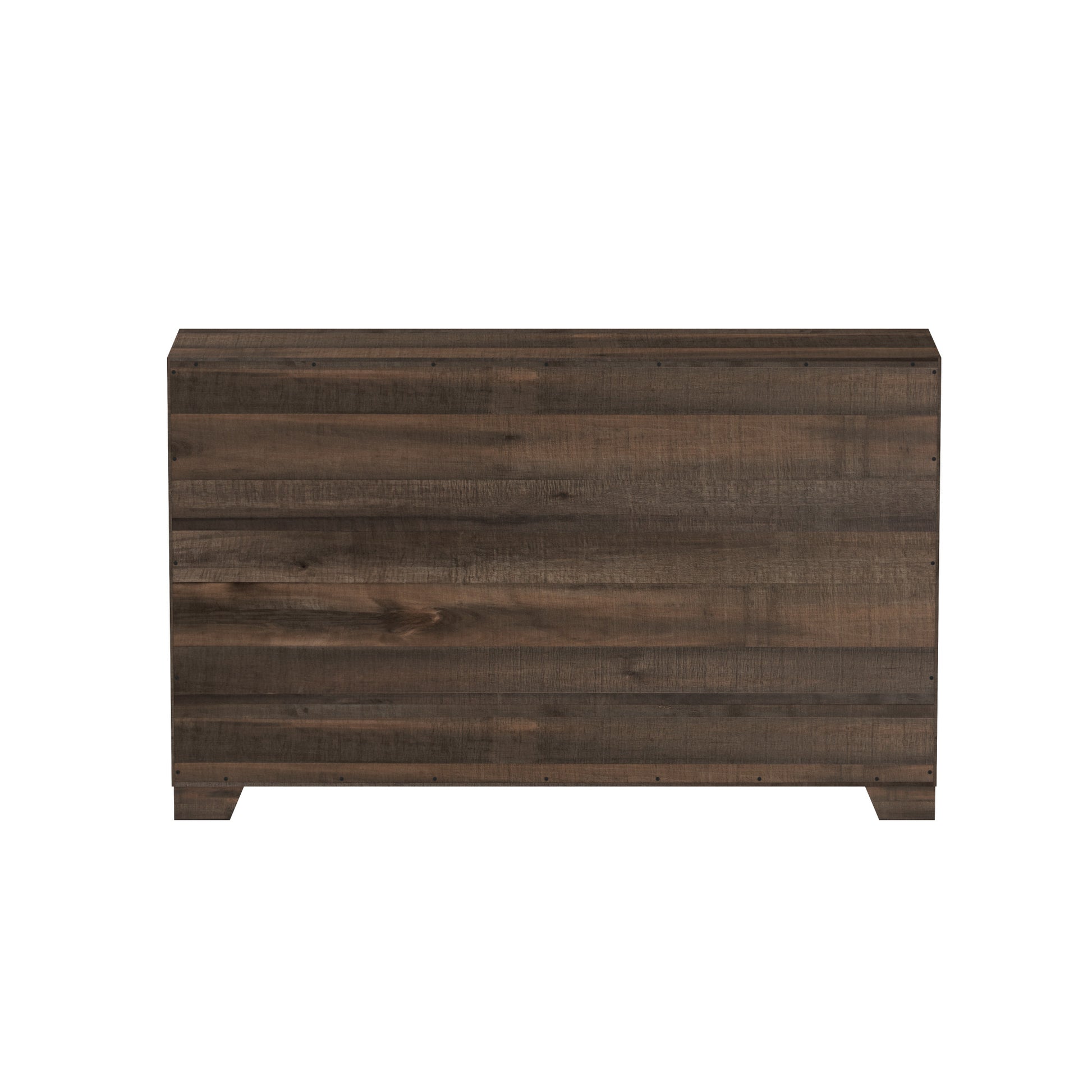 Plinz Brown 6 Drawer Dresser Brown Engineered Wood