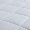 Oversized Down Alternative Comforter White Full Queen White Nylon